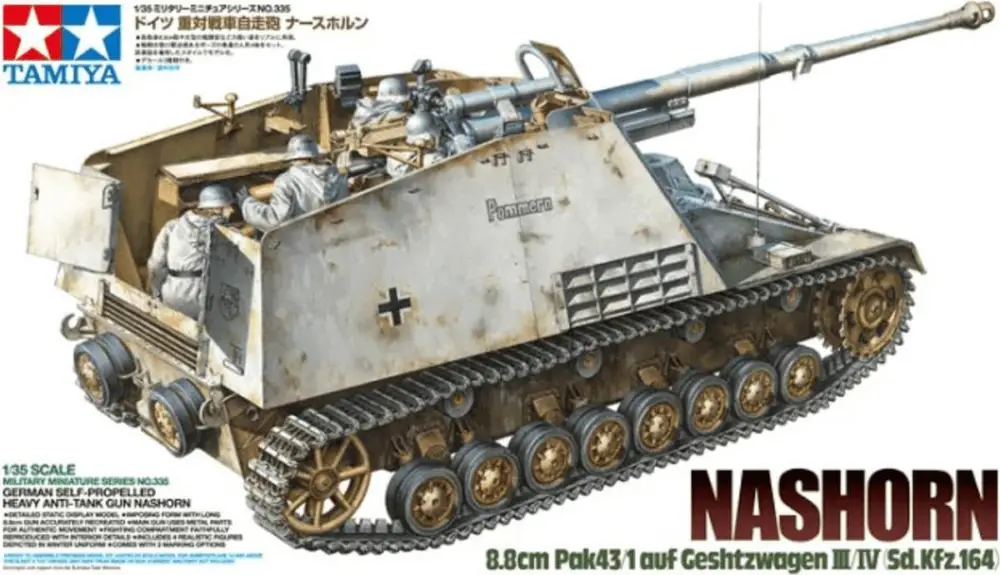 Tamiya 1:35 Nashorn Heavy Tank Destroyer #TAM35335 Snelle Levering
