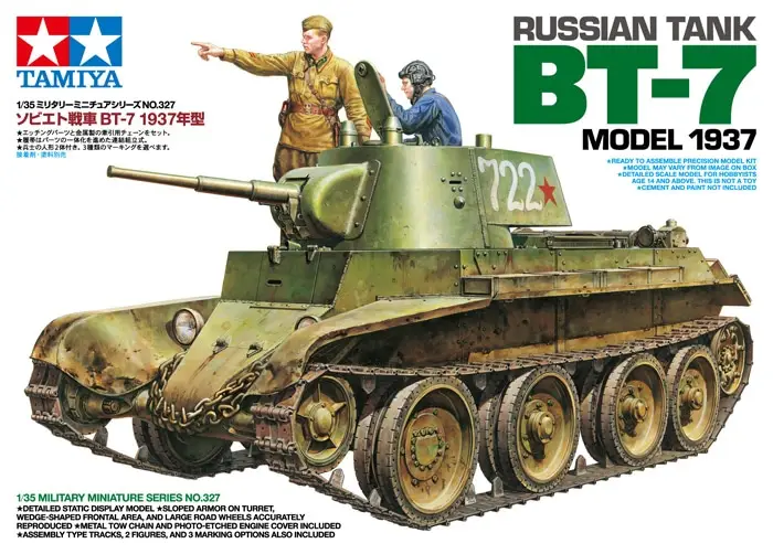 Tamiya 1:35 Russian Tank Bt-7 Model 1937 - modelbouw Tijdelijk Beschikbaar