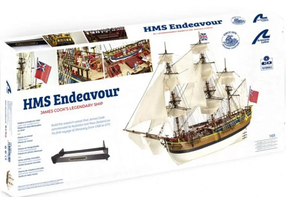 Artesania 1:72 Hms Endeavour With Lights 2021 #22520 Speciale Aanbieding