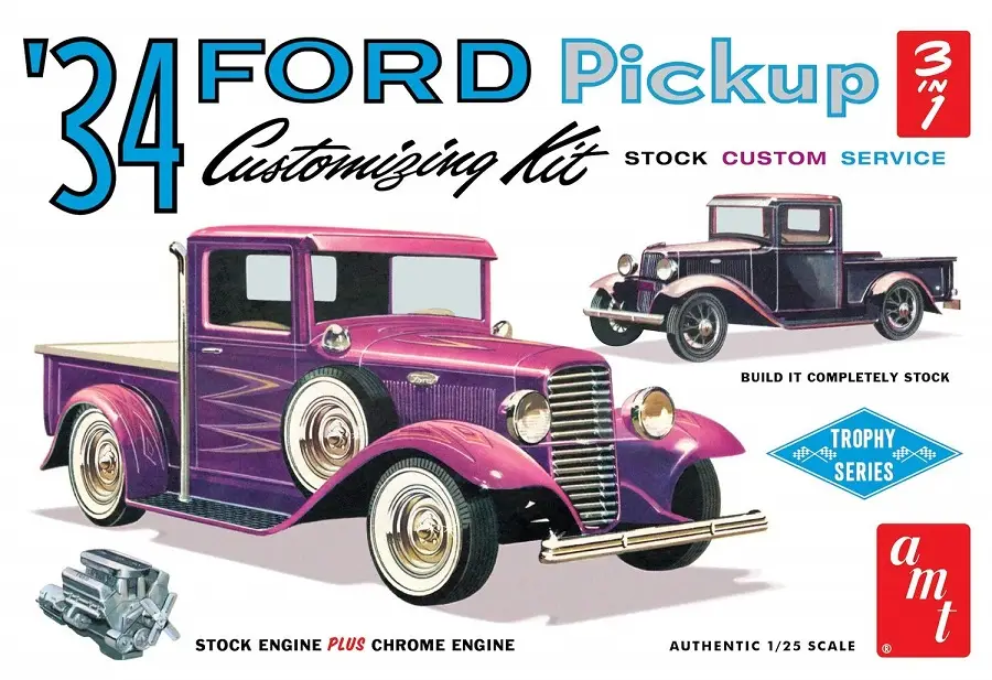 Fabrieksprijs Amt 1:25 Ford Pickup 1934 - modelbouw