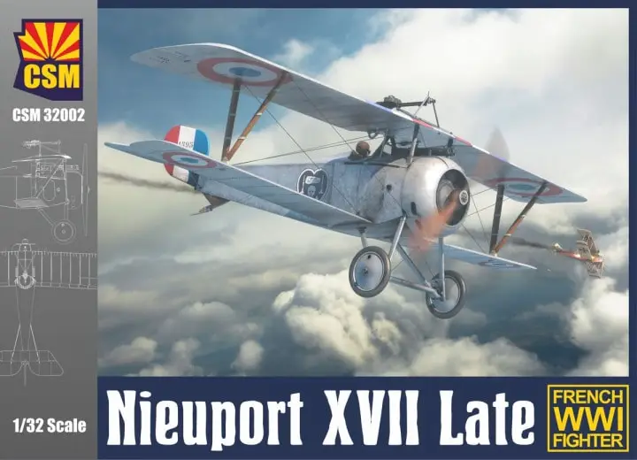 Copper State Models 1:32 Nieuport Xvii Late #CSM32002 Favoriet
