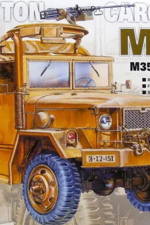 Laatste Versie AFV 1:35 M35A2 2 1/2T CARGO TRUCK - modelbouw