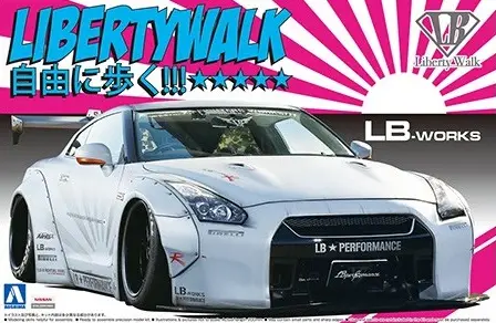 Rechtstreeks Van De Fabrikant Aoshima 1:24 NISSAN R35 LB WORKS V2