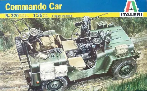 Hoge Kwaliteit Italeri 1:35 Commando Car - modelbouw