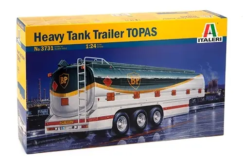 Italeri 1:24 HEAVY TANK TRAILER "TOPAS" - modelbouw kit Hete Deal