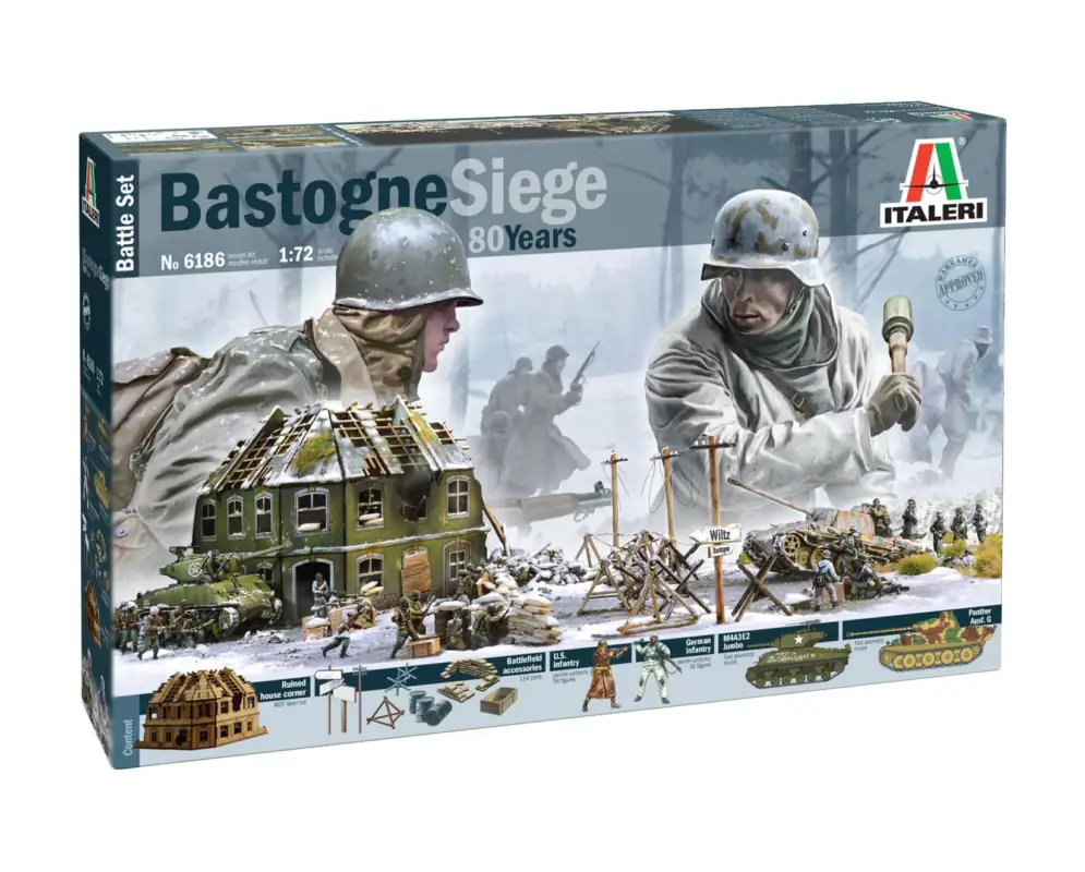 Koopje Italeri 1:72 Bastogne Siege 1944 Mdf Ed. 80Th Ann. #ITA-6186