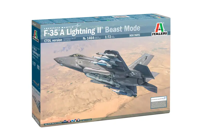 Italeri 1:72 F-35A Lighting II (Beast Mode) Weekendaanbieding