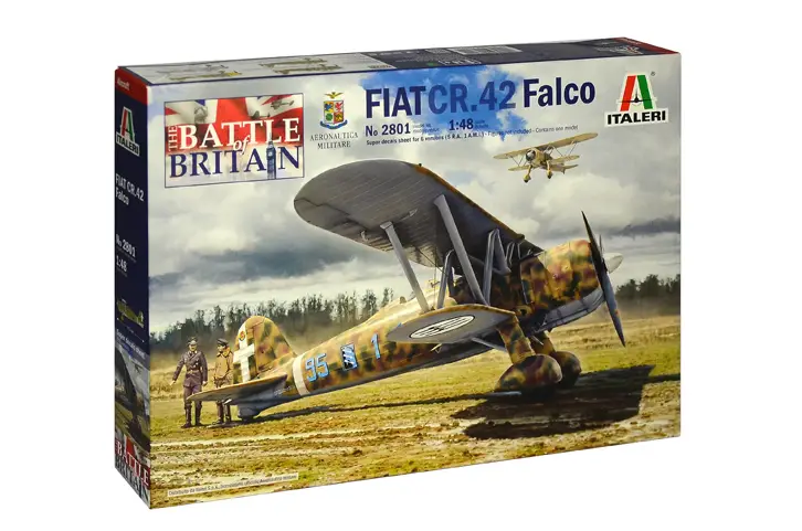 Italeri 1:48 Fiat Cr.42 Falco #2801 bouwdoos Goedkoop
