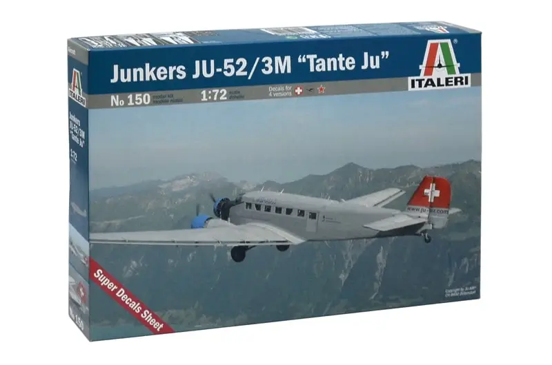 Laatste Kans Italeri 1:72 Junkers Ju-52 3/M Tante Ju - modelbouw