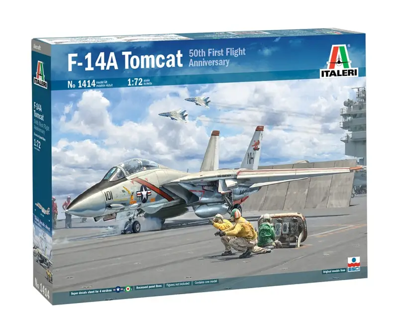 Favoriet Italeri 1:72 F-14A Tomcat - modelbouw