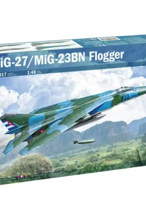 Gratis Retour Italeri 1:48 Mig23-Bn Flogger #2817 bouwdoos