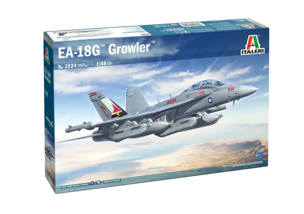 Direct Beschikbaar Italeri 1:48 EA-18G Growler - modelbouw