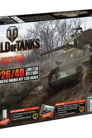 Italeri 1:35 World of Tanks - P26/40 Limited Edition - modelbouw Fabrieksprijs