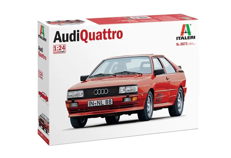 Italeri 1:24 Audi Quattro ITA-3671 plastic bouwpakket Weekendaanbieding