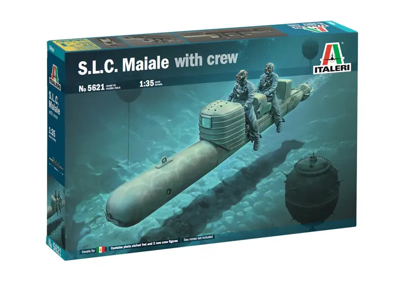 Alleen Vandaag Italeri 1:35 S.L.C. Maiale With Crew - modelbouw