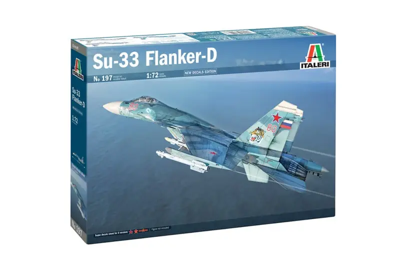 Must-Have Italeri 1:72 Sukhoi Su-27 D Sea Flanker bouwdoos