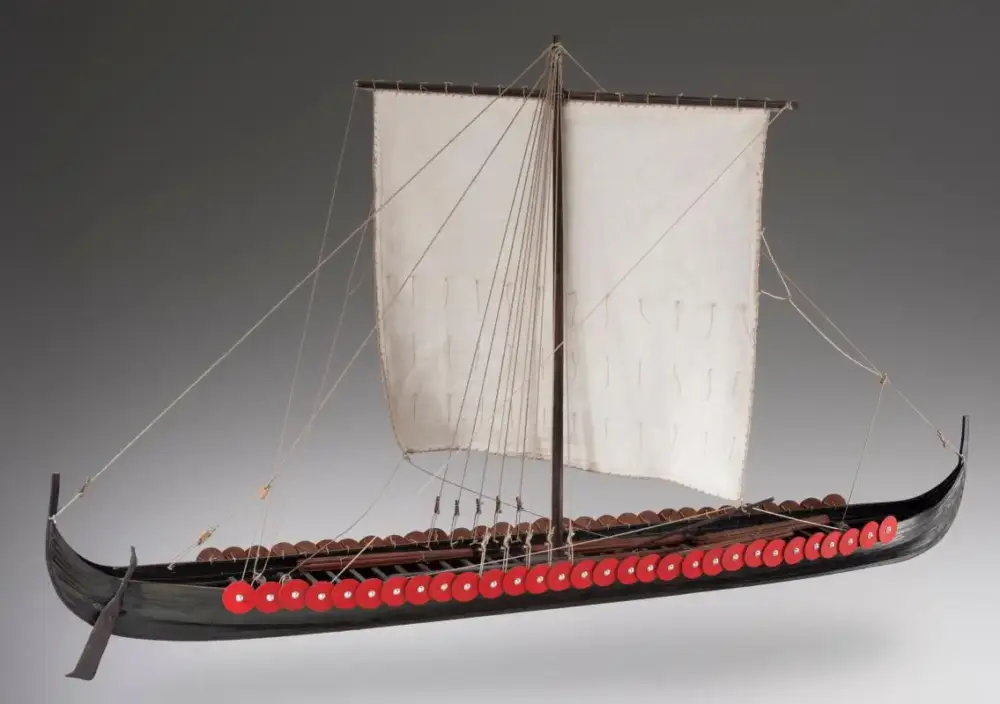 Dusek 1:35 Viking Longship - houten modelbouw boot Favoriet