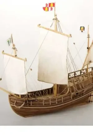 Dusek 1:72 Pinta - houten modelbouw boot Actieprijs