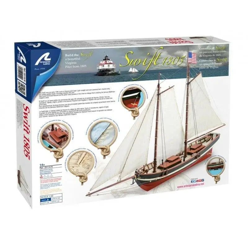 Artesania 1:50 Swift 1805 #ART-22110-N Hoge Kwaliteit