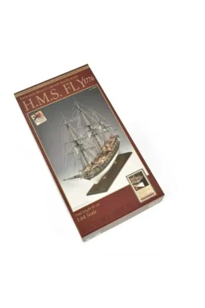 Amati 1:64 Hms Fly 1776 gedetailleerde houten bouwdoos Tijdelijk Beschikbaar