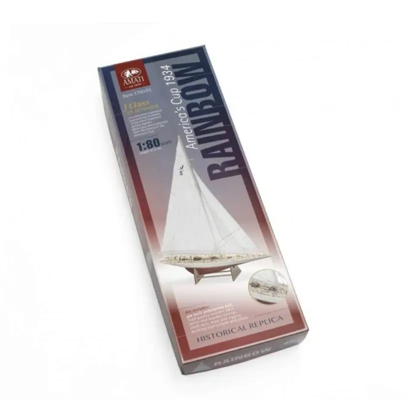 Aanbieding Amati 1:80 Rainbow #ATI-1700/51 houten bouwpakket