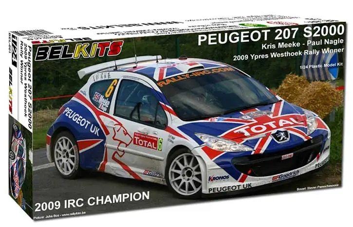Belkits 1:24 Peugeot 207 S2000 - modelbouw Superprijs
