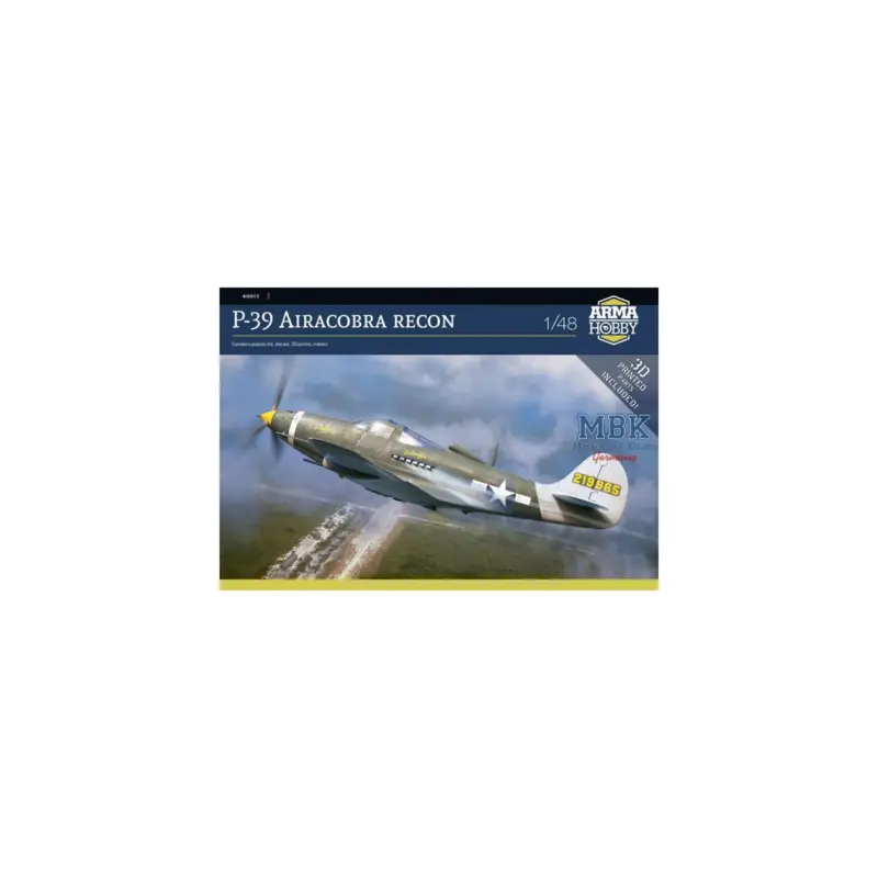 Weekendaanbieding Bell P-39 Airacobra RECON 1/48 Schaalmodel