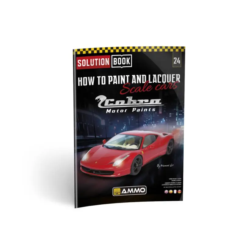 Direct Verzonden AMMO OF MIG: SOLUTION BOOK 24 - How to Paint and Lacquer Scale Cars. Soft covered Book 47 pages. English