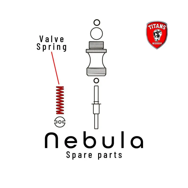 Koop Vandaag TITANS HOBBY: part 27. Valve Spring for NEBULA Airbrush