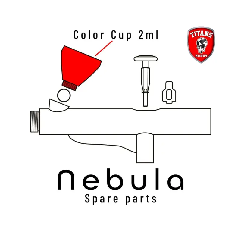 TITANS HOBBY: part 7. Color Cup 2ml for NEBULA Airbrush Aanbieding