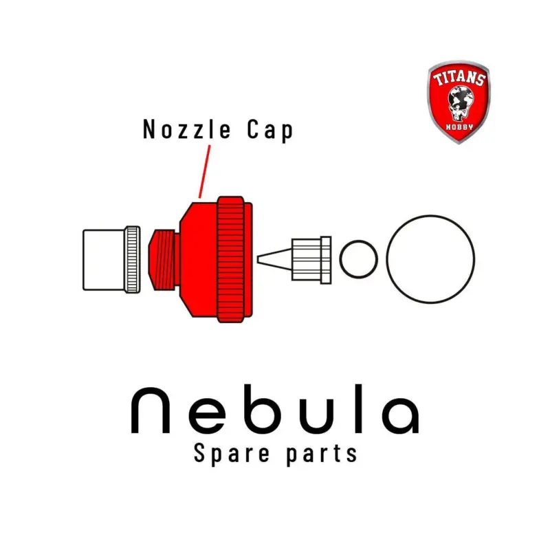 TITANS HOBBY: part 2. Nozzle Cap for NEBULA Airbrush Seizoensaanbieding