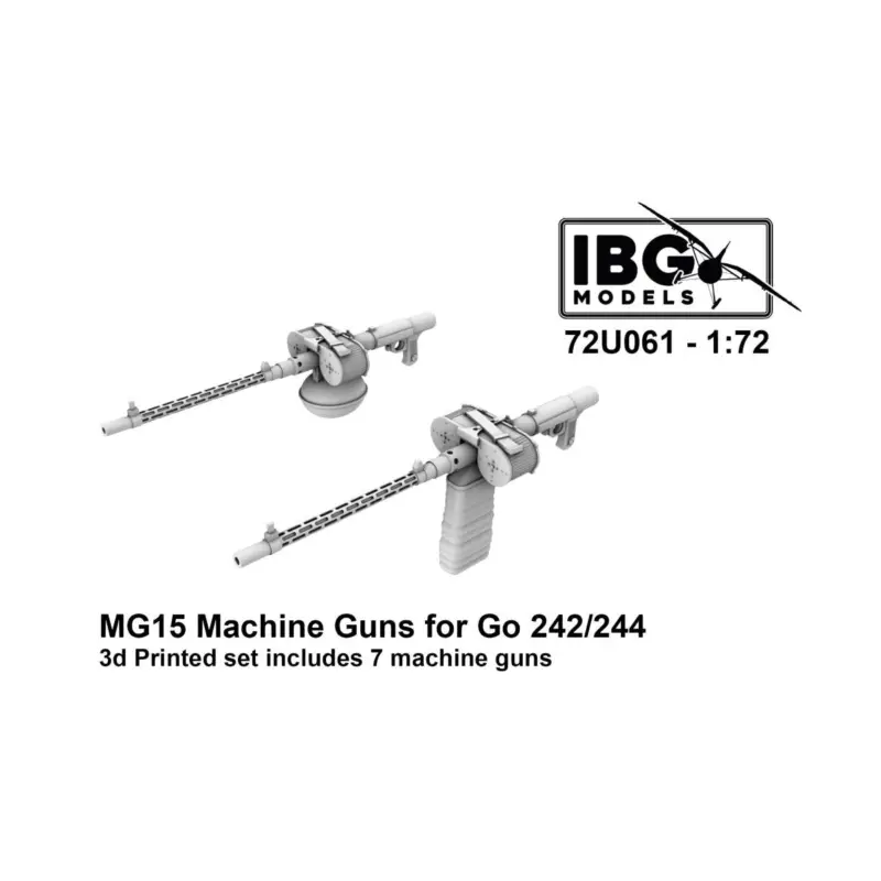 IBG MODELS: 1/72 - MG15 Machine Guns for Gotha Go-242/244 Beste Prijs