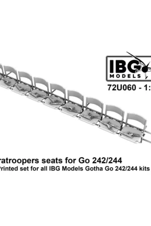 Op = Op IBG MODELS: 1/72 - Paratroopers seats for Gotha Go-242/244