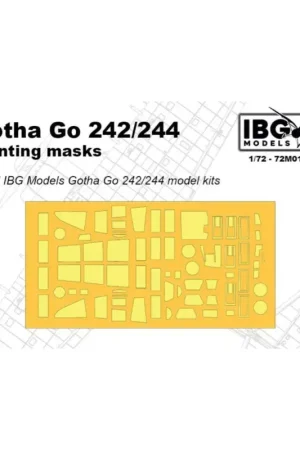 IBG MODELS: 1/72; Gotha Go-242/244 Painting Masks Express Levering