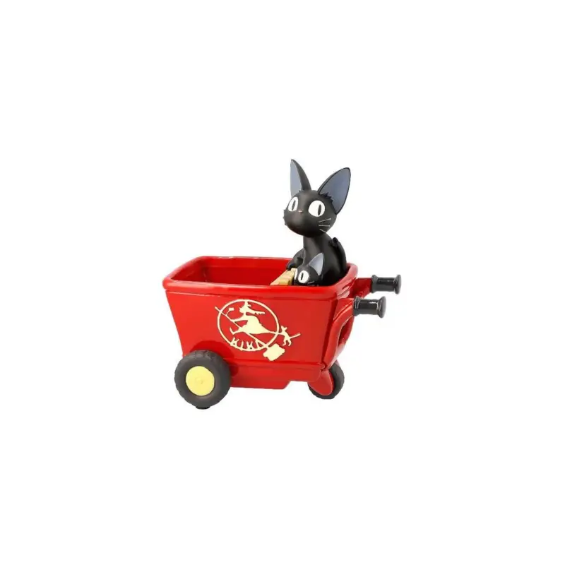 KIKI'S DELIVERY SERVICE - Jiji Red Cart - Diorama Planter 11.5cm Figuurtje Korting