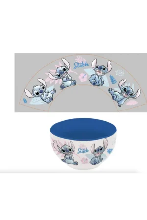 Merkproduct STITCH - Watercolor Blue - Ceramic Bowl in Gift Box - 600ml