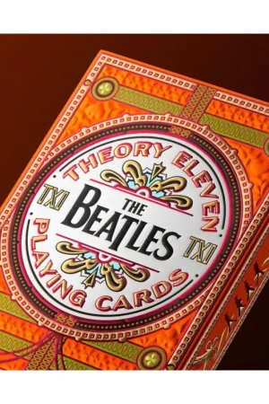 Dagaanbieding The Beatles Playing Cards Orange Version