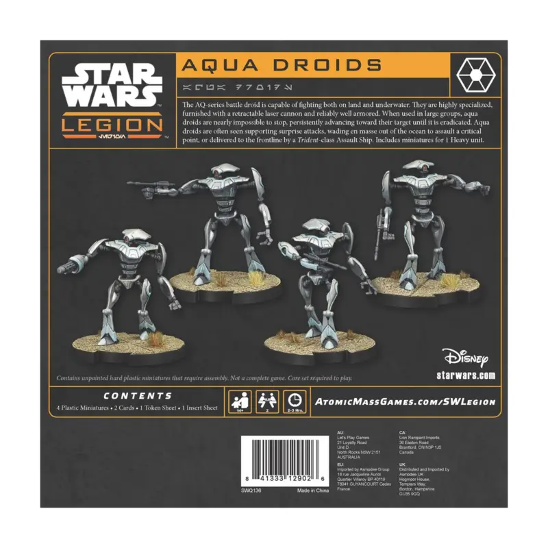 Gecertificeerd SWL: Aqua Droids (Unit Ext)