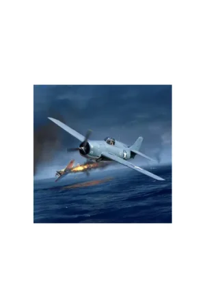 Premium USN F4F-4 Wildcat "Battle of Midway" 1:48 Plastic Aircraft Model Kit Schaalmodel
