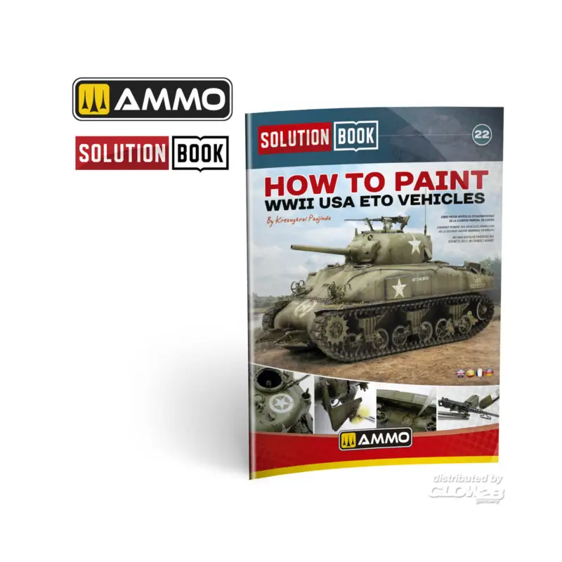 SOLUTION BOOK 22 - How to Paint WWII ETO vehicles - MULTILINGUAL BOOK Aanbieding