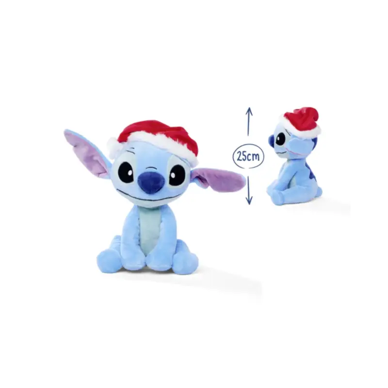STITCH with Christmas Hat - Plush 25cm Voordeelprijs