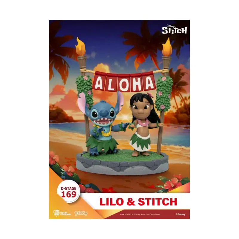Lilo & Stitch diorama PVC D-Stage Lilo & Stitch 16 cm Figuurtje Flitsaanbieding