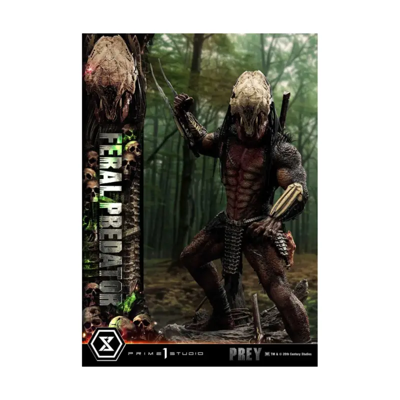 Betaalbaar Prey (Movie) - Museum Masterline Series 1/3 Feral Predator statuette 89 cm Beeldjes