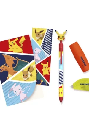POKEMON - Stationery Set with Notepad - 5pc Koopje