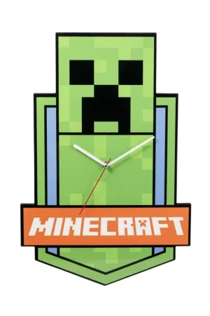 Weekendaanbieding MINECRAFT - Creeper - Wall Clock 50cm