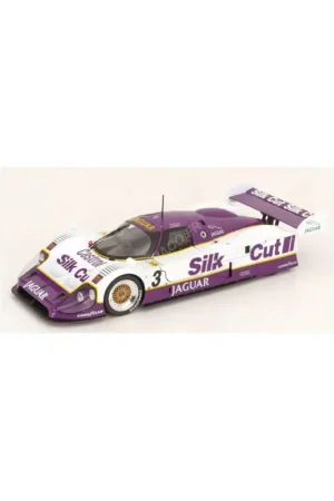Laatste Kans Jaguar xjr-12 3 brundle/nielsen/cobb team silk cut 24h du mans 1990 1st Miniatuur