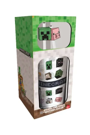 Actieprijs Minecraft - Characters 485 ml Tumbler with Bent Straws