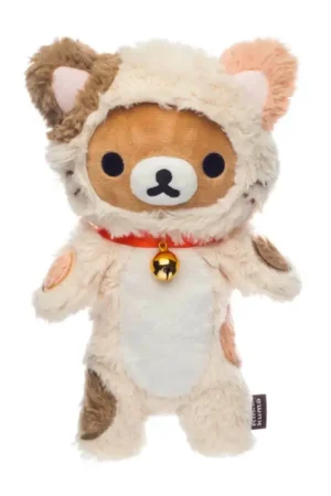 Rilakkuma - Plush “Cuddleable Cat Suit” Medium 22cm Hoge Kwaliteit