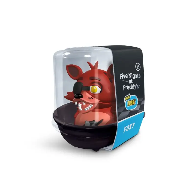 Numskull - Mini TUBBZ Rubber Duck - Five Nights at Freddy's - Foxy (Bathtub Edition) - 8cm Bestel Nu