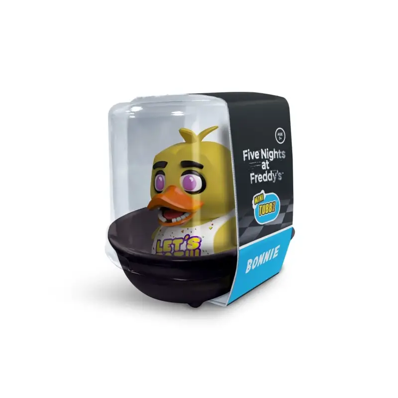 Populair Numskull - Mini TUBBZ Rubber Duck - Five Nights at Freddy's - Chica (Bathtub Edition) - 8cm